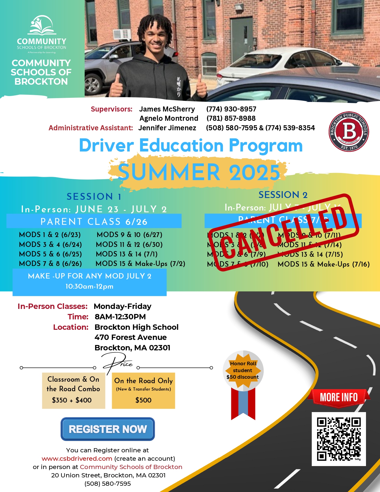 Drivers Ed program - Fall/Winter 2024